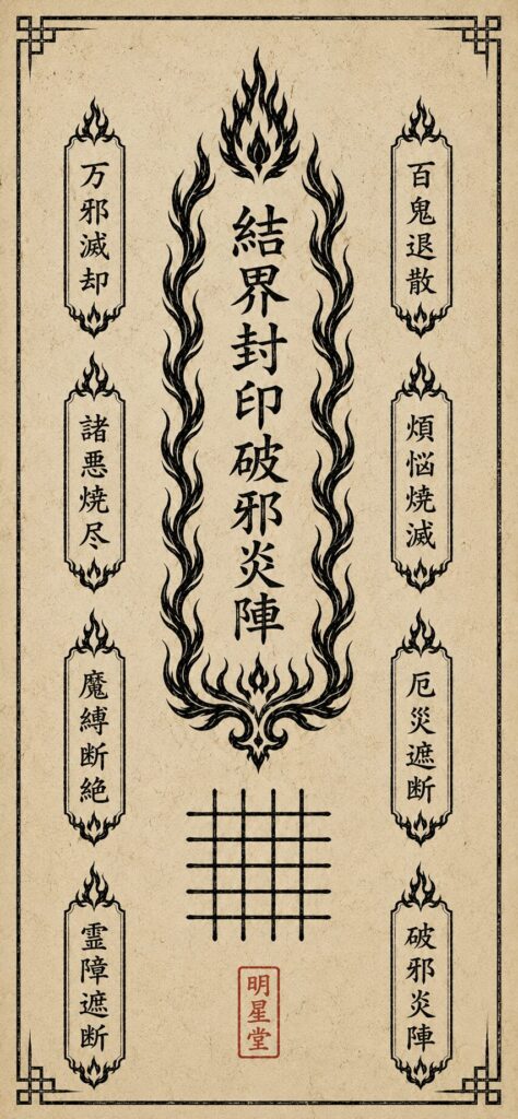 結界封印護符