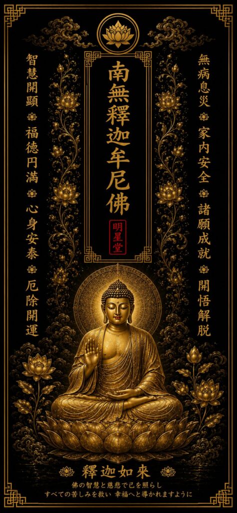釈迦如来 護符